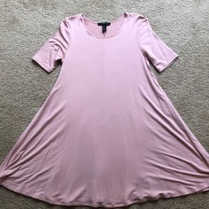 Pink t-shirt dress!